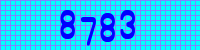 Blue Captcha Image