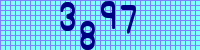 Blue Captcha Image
