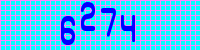 Blue Captcha Image
