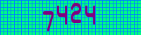 Blue Captcha Image