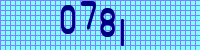 Blue Captcha Image