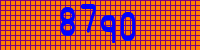 Blue Captcha Image