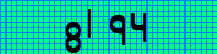 Blue Captcha Image