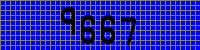 Blue Captcha Image