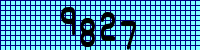 Blue Captcha Image