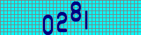 Blue Captcha Image