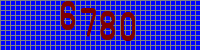Blue Captcha Image