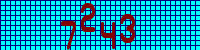 Blue Captcha Image