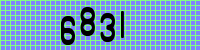 Blue Captcha Image