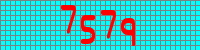 Blue Captcha Image