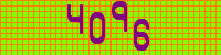 Blue Captcha Image