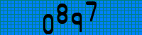 Blue Captcha Image