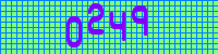 Blue Captcha Image
