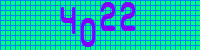 Blue Captcha Image