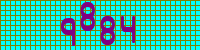 Blue Captcha Image