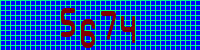 Blue Captcha Image
