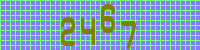 Blue Captcha Image