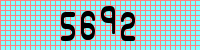 Blue Captcha Image