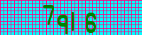 Blue Captcha Image