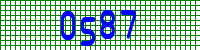 Blue Captcha Image