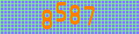 Blue Captcha Image
