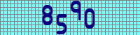 Blue Captcha Image