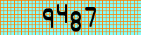 Blue Captcha Image