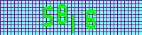 Blue Captcha Image