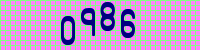 Blue Captcha Image