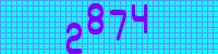 Blue Captcha Image