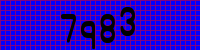Blue Captcha Image