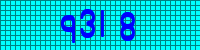 Blue Captcha Image