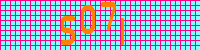 Blue Captcha Image