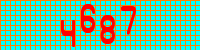 Blue Captcha Image