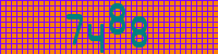 Blue Captcha Image