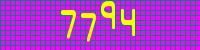Blue Captcha Image