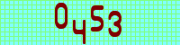 Blue Captcha Image