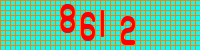 Blue Captcha Image