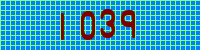 Blue Captcha Image