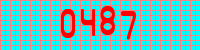 Blue Captcha Image