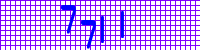 Blue Captcha Image