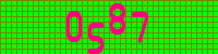 Blue Captcha Image