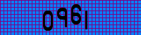 Blue Captcha Image