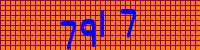 Blue Captcha Image