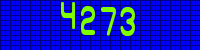 Blue Captcha Image