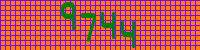 Blue Captcha Image