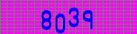 Blue Captcha Image