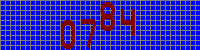 Blue Captcha Image