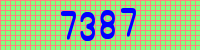 Blue Captcha Image