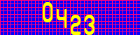 Blue Captcha Image